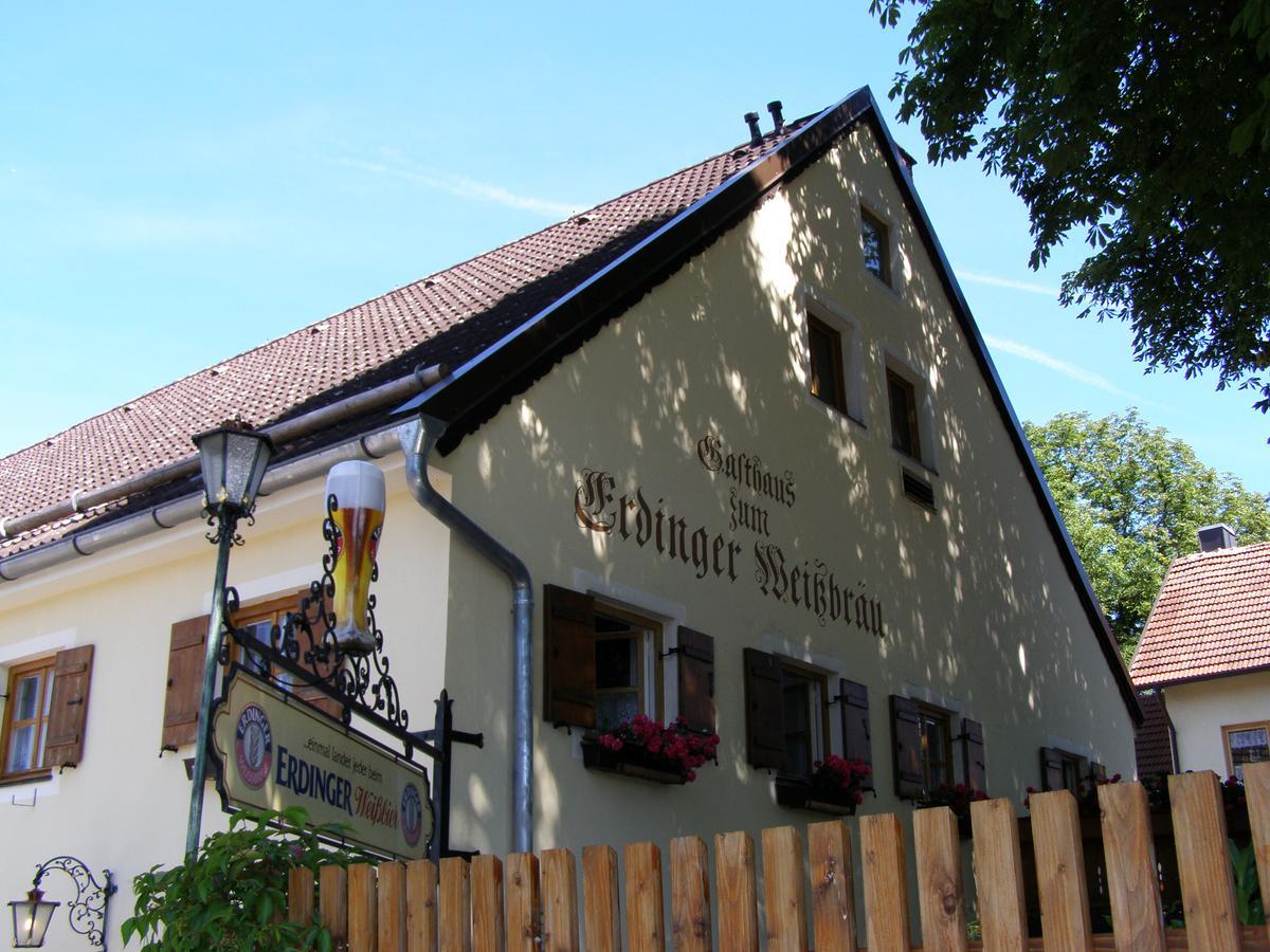 Hotel & Gaststaette Zum Erdinger Weissbraeu Munique Exterior foto