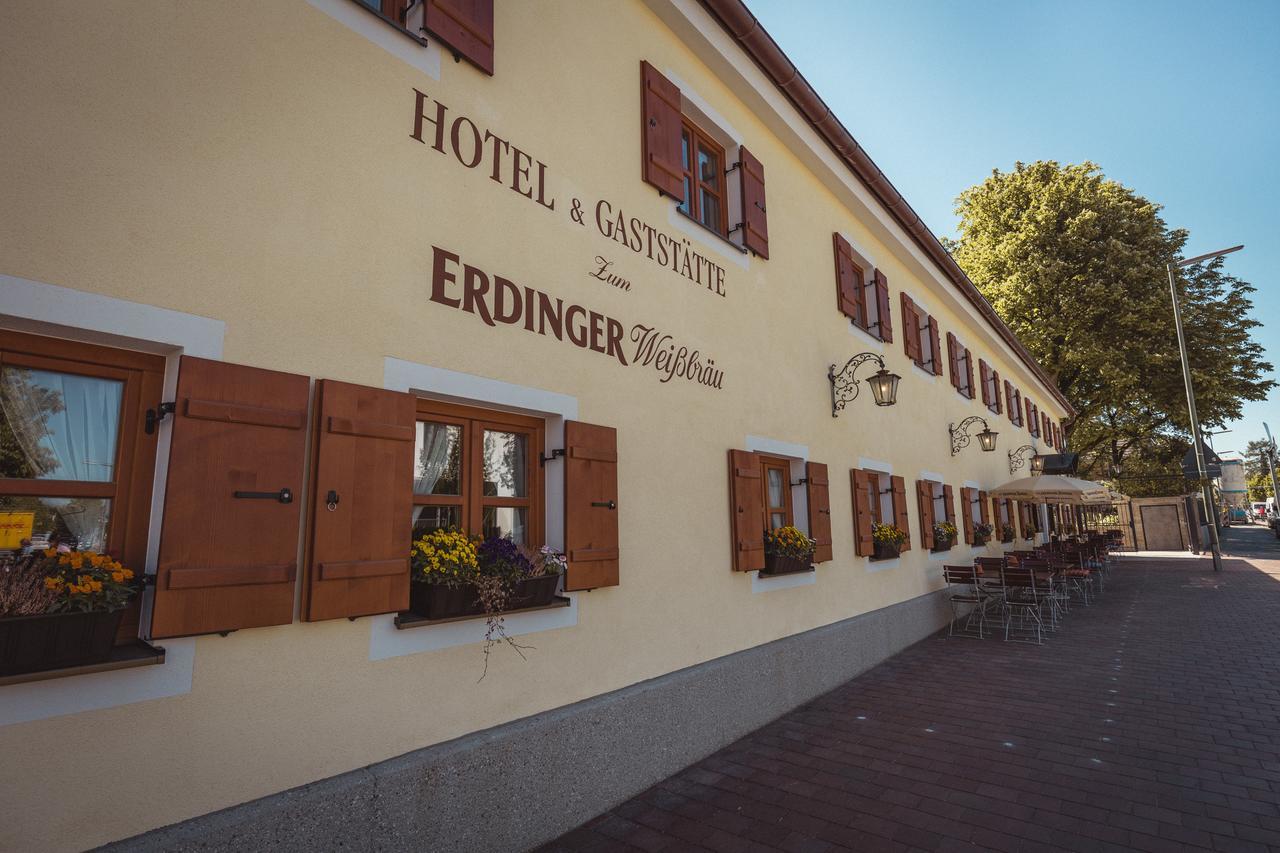 Hotel & Gaststaette Zum Erdinger Weissbraeu Munique Exterior foto