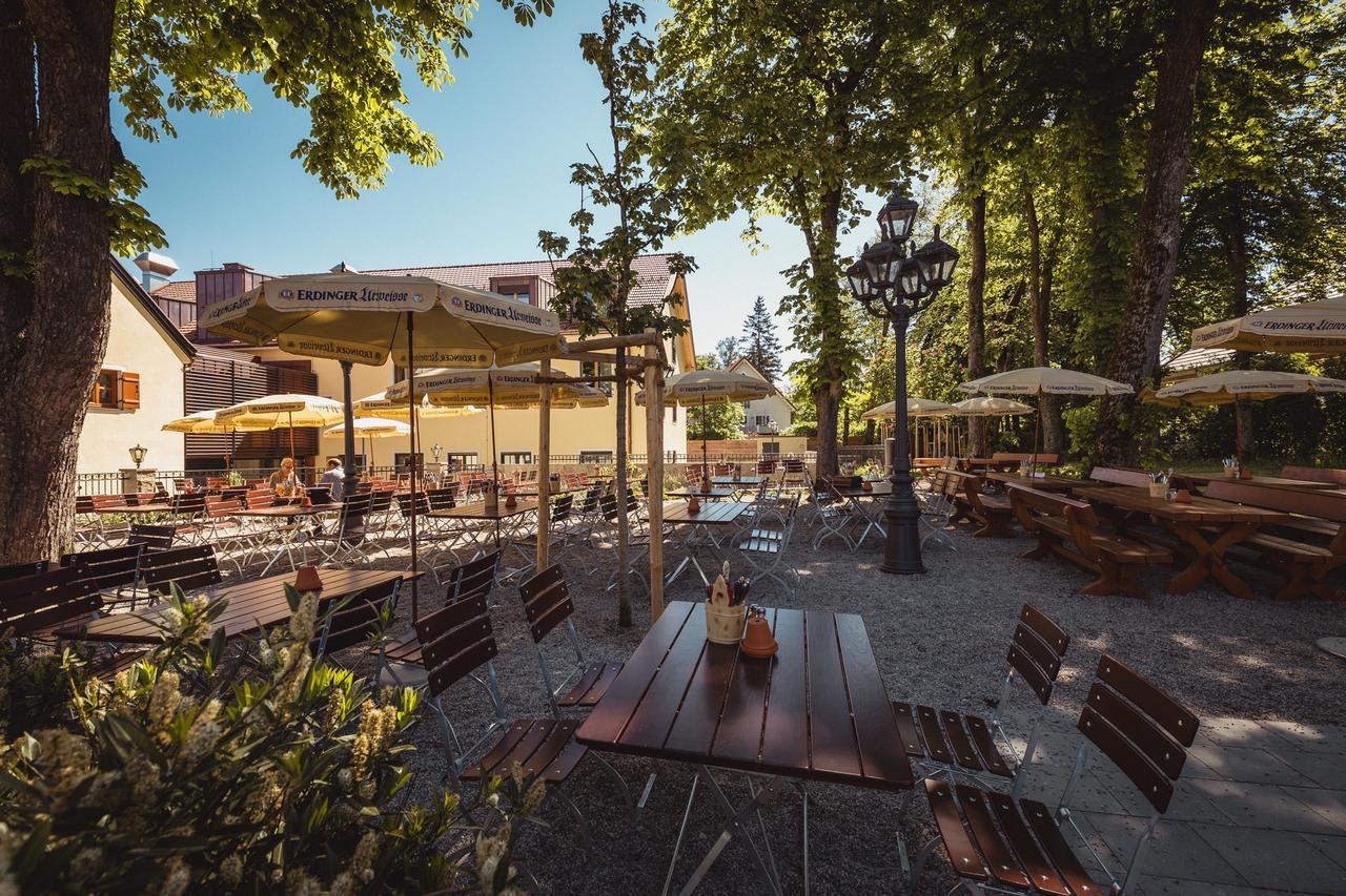 Hotel & Gaststaette Zum Erdinger Weissbraeu Munique Exterior foto